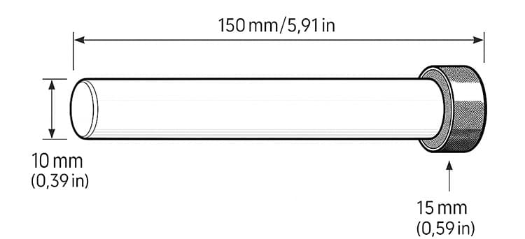 Waterjet Intensifier Ceramic Plunger