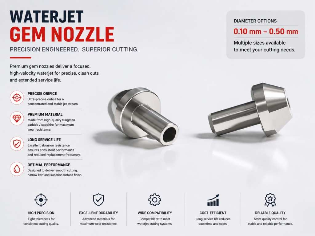 Abrasive Waterjet Orifice Aftermarket <a href=https://www.kundacnc.com/Abrasive-Waterjet-Orifice-Aftermarket-Wholesale-Waterjet-Orifice-For-Metal-Cutting-p.html target='_blank'>Wholesale Waterjet Orifice</a> For Metal Cutting
