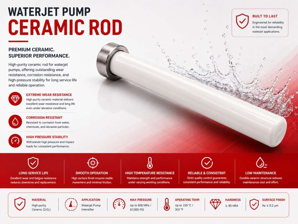 Ceramic Rod Replacement Waterjet Oem <a href=https://www.kundacnc.com/Ceramic-Rod-Replacement-Waterjet-Oem-Waterjet-Pump-Ceramic-Rod-Replacement-Supplier-p.html target='_blank'>Waterjet Pump Ceramic Rod Replacement</a> Supplier