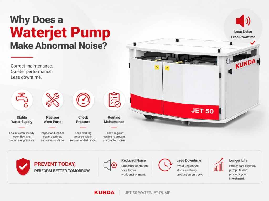 Why Does a Waterjet Pump Make Abnormal Noise
