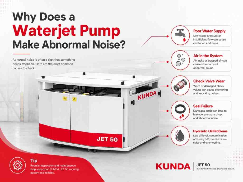 Why Does a Waterjet Pump Make Abnormal Noise
