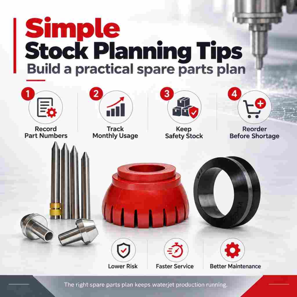 Waterjet Spare Parts Planning