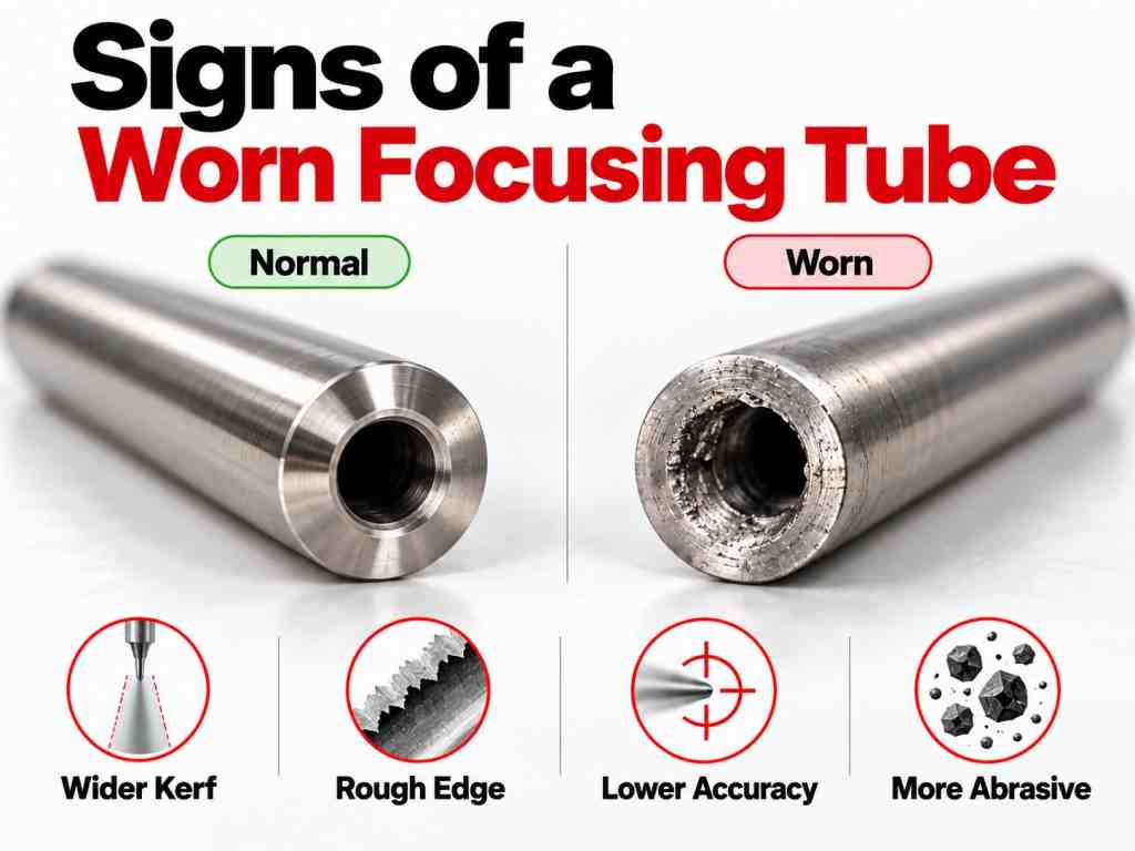 Waterjet Focusing Tube Wear